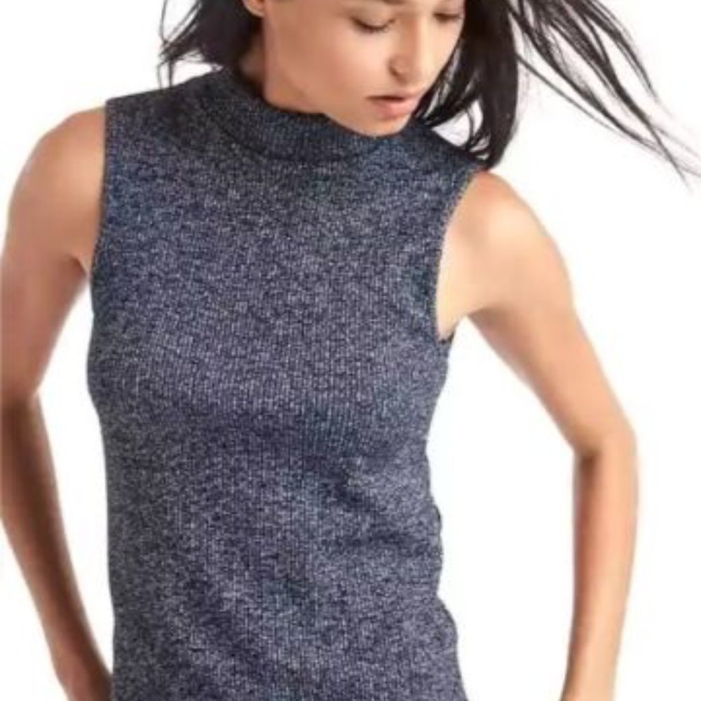 Gap Ribbed Mockneck Tank Top